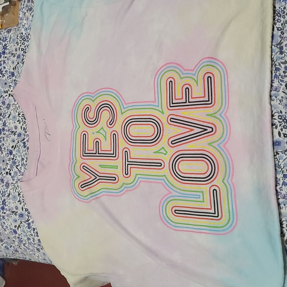 Cold Crush Size M Tie-dye Crop Top